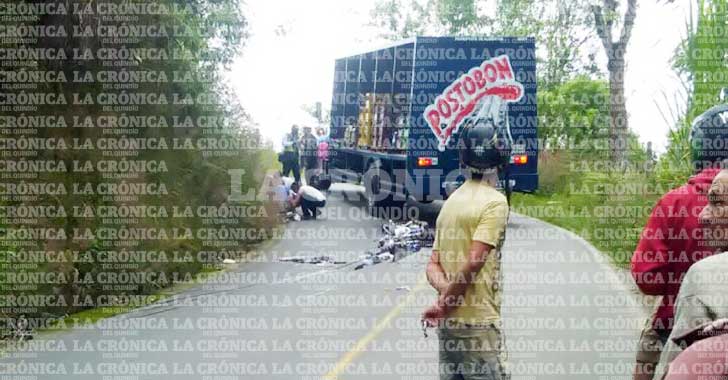 Aparatoso accidente en vía Salento – Cocora - La Cronica del Quindio