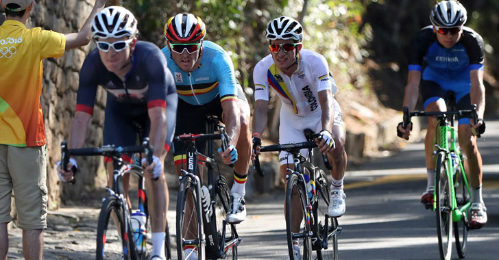 Colombia en la prueba de ciclismo de ruta