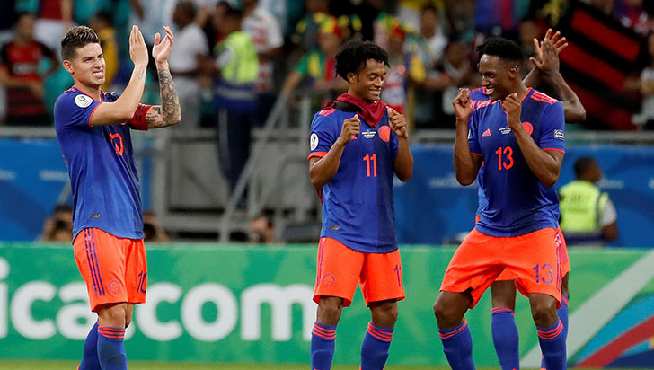Las mejores fotos del triunfo de Colombia 2-0 sobre Argentina