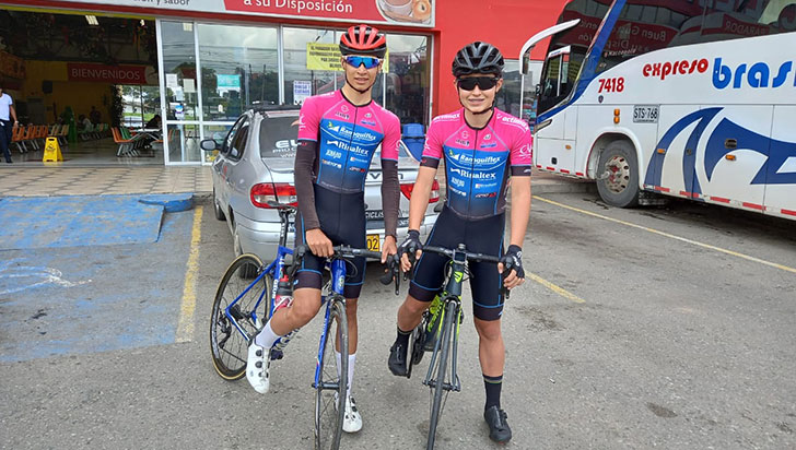 Esteban Mejía y Steven Quesada, cuarto y noveno en  zonal de ciclismo