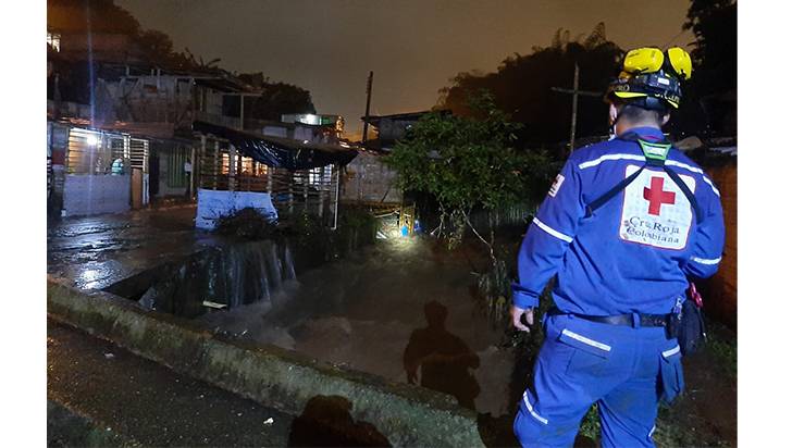 Inundaciones en barrios de Calarcá