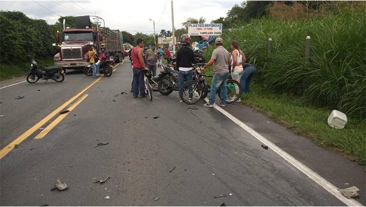 2 muertos deja accidente de tránsito en La Tebaida