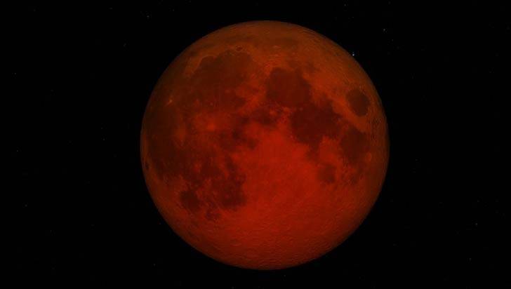 Este domingo luna de sangre, eclipse lunar que podrá verse en Colombia