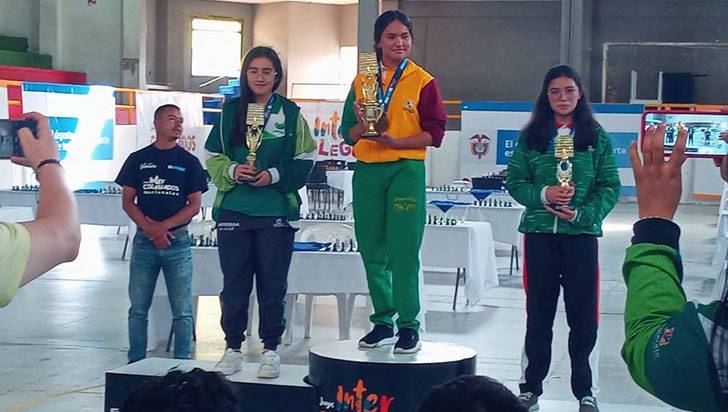 Yarly Alejandra Agudelo está imparable en el ajedrez nacional