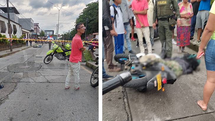 Motociclista fue asesinado en el barrio El Recreo