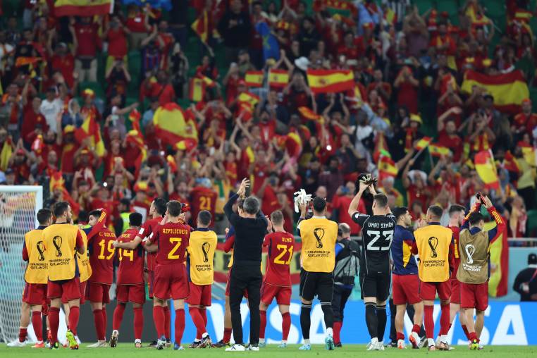 La selección española se estrena en el mundial con goleada