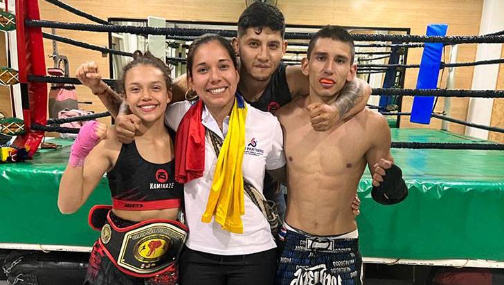 ¡Orgullo quindiano! Valentina Betancour se coronó campeona de Muay Thai en México