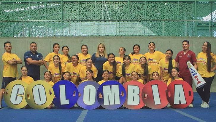 ¡Con la mente en el mundial! Selección Colombia de porrismo se concentrará en Armenia