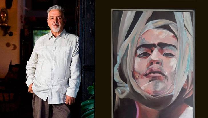 ¡Clases gratis! Artista mexicano recorre municipios del Quindío enseñando su técnica de pintura rápida 