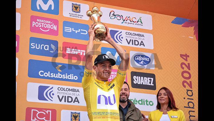Rodrigo Contreras se adjudicó el título del Tour Colombia 2.1 2024