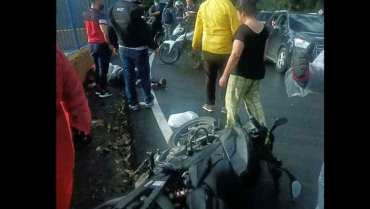 Murió motociclista involucrado en accidente en La Línea
