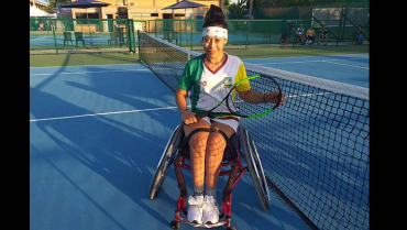 Érika Andrea, una campeona sobre silla de ruedas