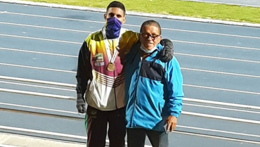 Atleta quindiano ganó oro en la pista de Bogotá