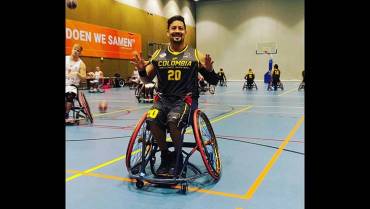 Neja Sanz, de figura profesional del baloncesto a jugar en silla de ruedas