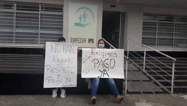 Trabajadores de IPS Empezar denuncian falta de pago