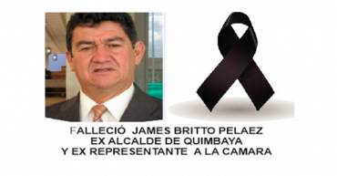Falleció en Quimbaya James Brito Peláez