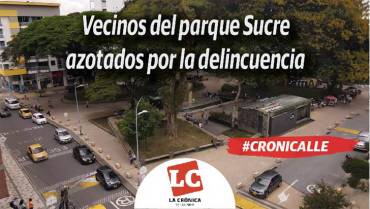 #Cronicalle | Vecinos del parque Sucre azotados por la delincuencia