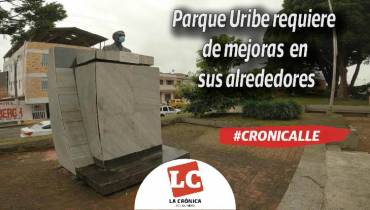 #Cronicalle |  Parque Uribe requiere  de mejoras en sus alrededores