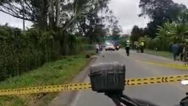 Identificado el hombre que murió este lunes atropellado por moto en Calarcá