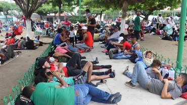 Caravana de migrantes piden diálogo con el Gobierno de México