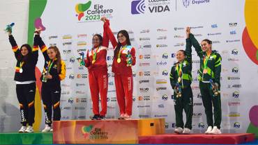 En gimnasia trampolín las delegaciones del Valle del Cauca, Bogotá y Antioquia conquistan el oro